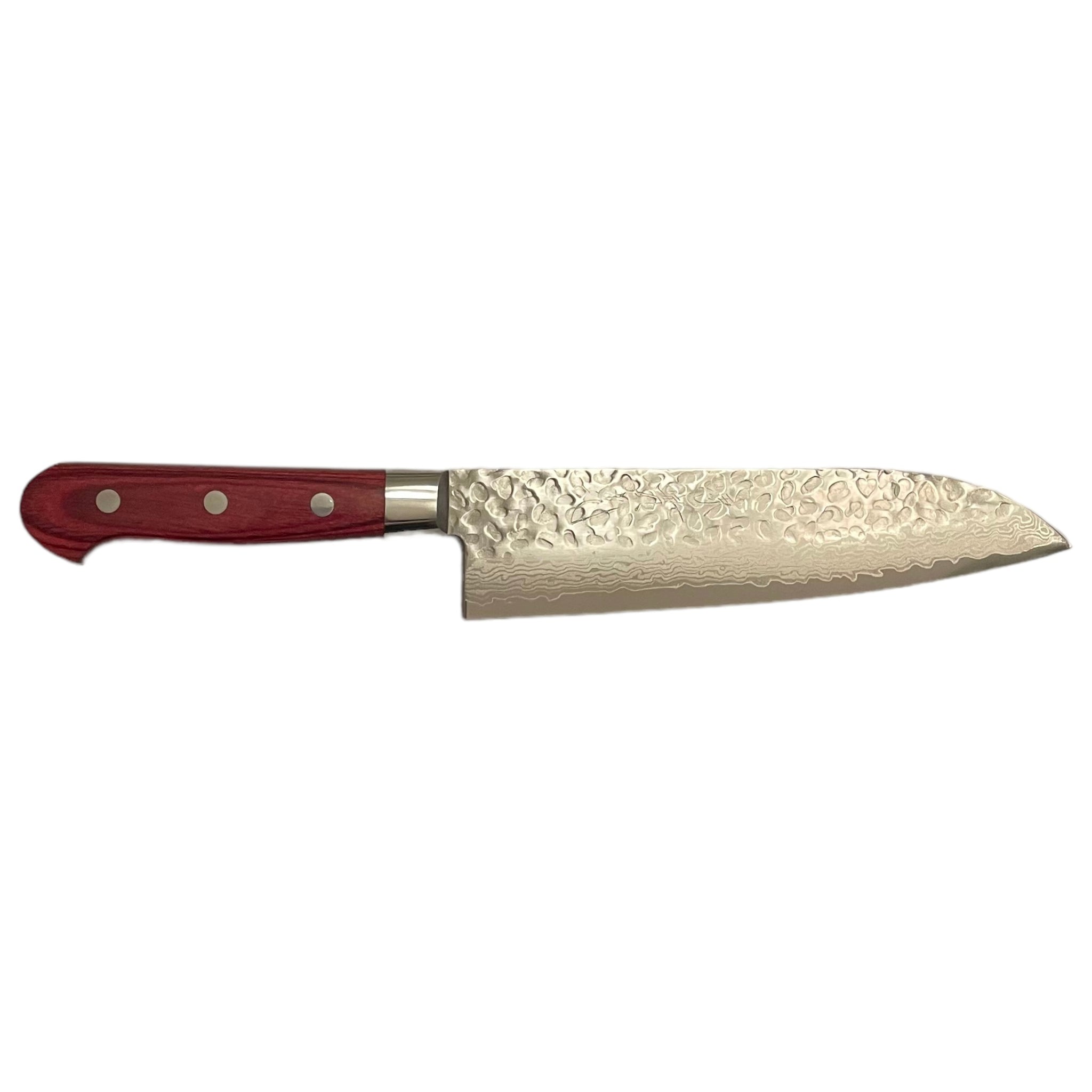 Röd Santoku 180mm